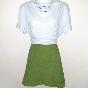 Abercrombie & Fitch Green Skort (Skirt w/shorts underneath) * 38" Waist * Sz XL